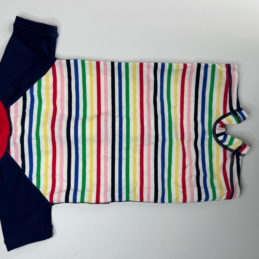 Hanna Anderrson Rainbow Striped Sun Block Rashguard Swimsuit 3-6M - Picture 4 of 4